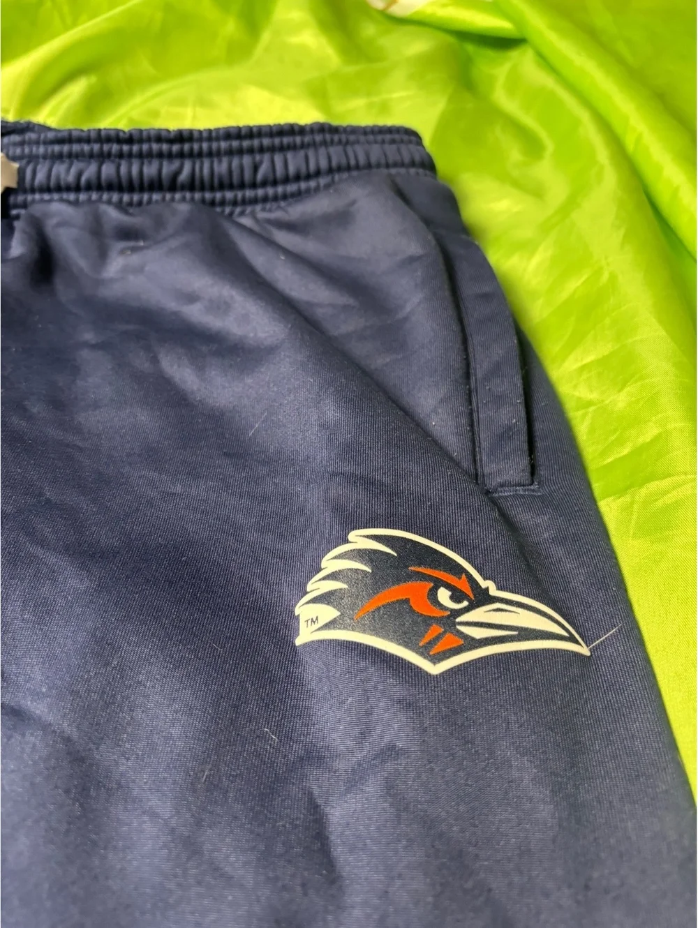 Adidas UTSA Roadrunners Track Pants Men M Navy Aeroready